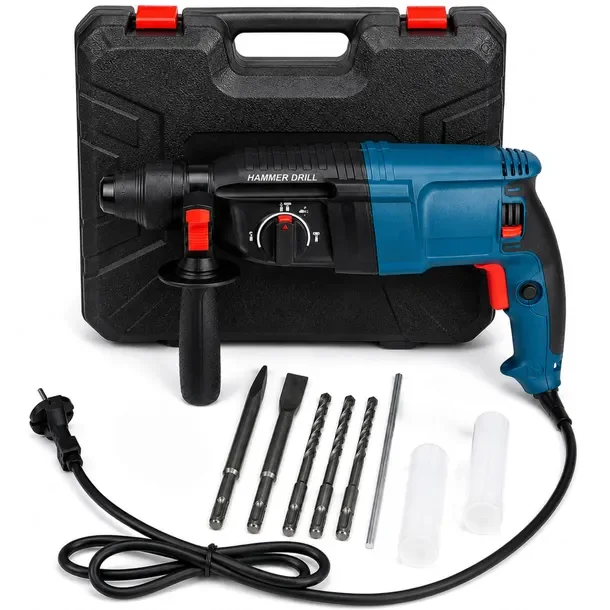 Młotowiertarka Sds+ 2600w 4j Młot Udarowy 4 Tryby + Walizka