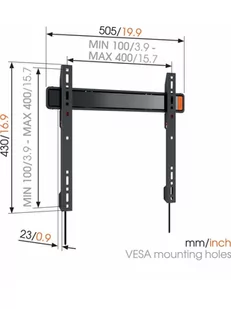 Vogels W50070 Płaski uchwyt do telewizora - Uchwyty do telewizora - miniaturka - grafika 1