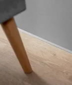 Listwy przypodłogowe - 200 x 1 x 0,1 cm Minileiste - (srebrny) - Minimalistyczna listwa przypodłogowa AL10X5-01 - miniaturka - grafika 1