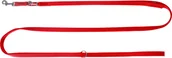 Artykuły szkoleniowe - DINGO Smycz przepinana 1,6 x 200 - 400 cm - czerwony - miniaturka - grafika 1