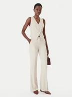 Spodnie damskie - Artigli Spodnie materiałowe ACPA004631 Beżowy Regular Fit - miniaturka - grafika 1