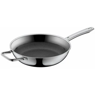 WMF Profi Resist patelnia, patelnia  28 cm wysokości, Cromargan stal nierdzewna, z trzonkiem powlekany struktura plastra miodu indukcja 1756486411 - Patelnie - miniaturka - grafika 1