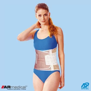 Wysoki pas lędźwiowo-krzyżowy z 4 wzmocnieniami SP-267 firmy ARMEDICAL : rozmiar: - XL - Ortezy, stabilizatory i opaski elastyczne - miniaturka - grafika 1