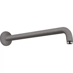 Hansgrohe ramię prysznicowe 38,9 cm ścienne czarny chrom szczotkowany 27413340 - Akcesoria do armatury i ceramiki - miniaturka - grafika 1