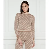 Swetry damskie - GUESS Sweter LISE | Slim Fit - miniaturka - grafika 1