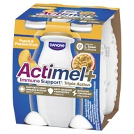 Kefiry, jogurty, maślanki - Actimel Napój jogurtowy o smaku brzoskwinia-marakuja 400 g (4 x 100 g) - miniaturka - grafika 1