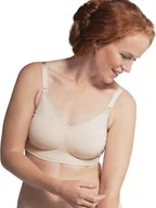 Biustonosze ciążowe - Carriwell Bezszwowy Biustonosz do Karmienia Cielisty Box Carriwell - miniaturka - grafika 1