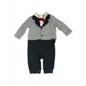 Pajacyki dla niemowląt - Pajacyk niemowlęcy rękaw CAT & JACK 6/9 m - miniaturka - grafika 1