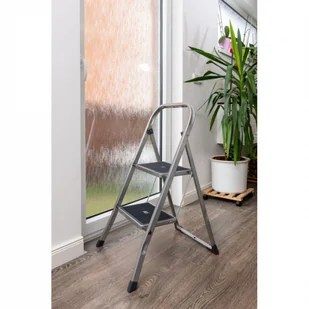B2B Partner Schodki stalowe, 1x2 szczeble, 470 mm 399030 - Drabiny - miniaturka - grafika 4