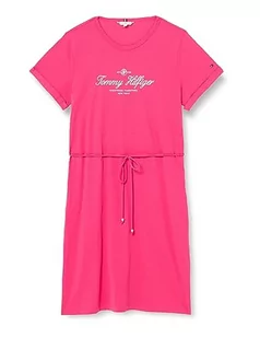 Tommy Hilfiger Damska koszulka z krótkim rękawem CRV 1985 REG C-NK, jasnoróżowa, 50, Jasny różowy Cerise - Kurtki damskie - miniaturka - grafika 1