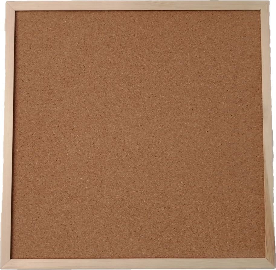 Cetus-Bis Tablica korkowa 90x90 drewno