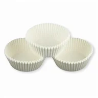 Formy do ciast - Foremki Papilotki 50X25 Mm Białe 100 Szt - miniaturka - grafika 1