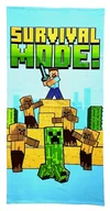 Okrycia kąpielowe dla dzieci - Ręcznik kąpielowy Minecraft Survival Mode 70 x 140 cm - miniaturka - grafika 1