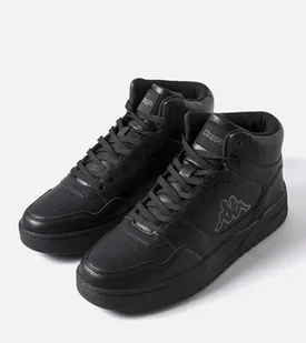 Czarne wysokie sneakersy Kappa 243304 Broome-43 - Sneakersy damskie - miniaturka - grafika 1