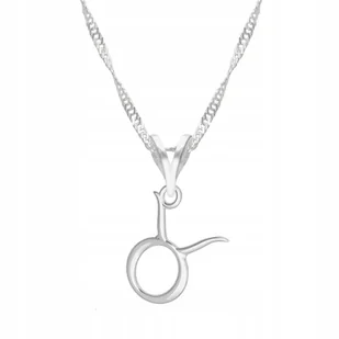 Łańcuszek srebrny naszyjnik 925 Znak Zodiaku Byk - Łańcuszki - miniaturka - grafika 1