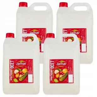 Jamar Ocet spirytusowy fermentacyjny 10 % kwasowości 5 l x 4 sztuk - Zdrowa żywność - miniaturka - grafika 1