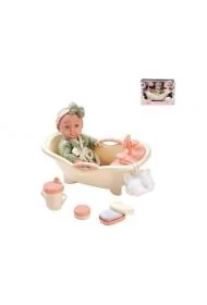 Lalka bobas 22cm w wanience z akcesoriami - Lalki dla dziewczynek - miniaturka - grafika 1