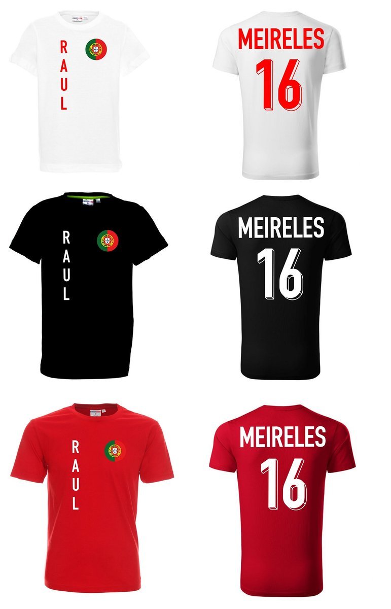 Koszulka Portugalia RAUL MEIRELES 16 Jr