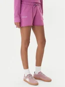 Spodenki damskie - Kappa Szorty sportowe Fefra 351K2RW Fioletowy Regular Fit - miniaturka - grafika 1