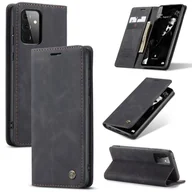 Etui i futerały do telefonów - Pokrowiec König Design kompatybilny z Samsung Galaxy A72 5G z syntetycznej skóry - Etui na telefon komórkowy czarne - miniaturka - grafika 1