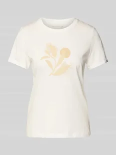 T-shirt o kroju regular fit z czystej bawełny - Koszulki i topy damskie - miniaturka - grafika 1