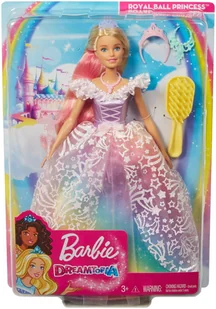 Mattel Lalka Barbie Bajeczna Księżniczka w Sukni Balowej GFR45 GFR45 - Akcesoria dla lalek - miniaturka - grafika 2