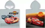 Okrycia kąpielowe dla dzieci - RĘCZNIK PONCHO 50x110 CARS AUTA - miniaturka - grafika 1