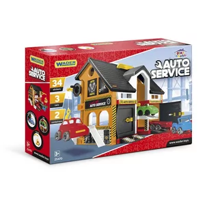 WADER - Zestaw Auto serwis - Play House - Tory, garaże, parkingi - miniaturka - grafika 1