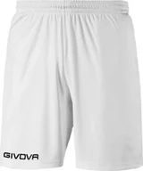 Spodnie sportowe męskie - Givova Spodenki krótkie treningowe piłkarskie Givova Capo białe P018 0003 2XL - miniaturka - grafika 1