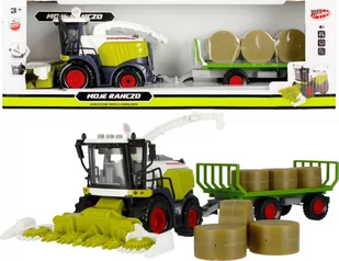 Mega Creative Moje ranczo Kombajn z przyczepą 40 cm ze światłem i dźwiękami - Samochody i pojazdy dla dzieci - miniaturka - grafika 1