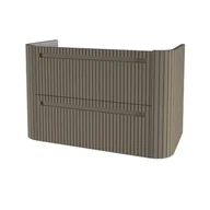 Szafki łazienkowe - Szafka łazienkowa pod umywalkę Devo Gloria 2.0 70 cm ryflowana stone grey supermatt GL2-SU2S70-2-F111 - miniaturka - grafika 1