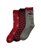 Skarpetki dla dzieci - Polo Ralph Lauren Zestaw 3 par wysokich skarpet dziecięcych 448P03265001 Kolorowy - miniaturka - grafika 1