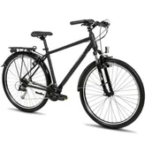 Rowery - Rower trekkingowy ROMET Wagant SUV H PV A U20 28 cali Czarny - miniaturka - grafika 1