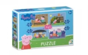 Puzzle Peppa Pig 4 in1 - Puzzle - miniaturka - grafika 1