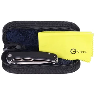 Nóż składany Civivi Mini Praxis Black G10, Satin D2 (C18026C-2) - Noże - miniaturka - grafika 9