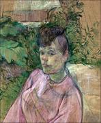 Plakaty - Galeria Plakatu, Plakat, Woman in the Garden of Monsieur Forest, Henri de Toulouse-Lautrec, 61x91,5 cm - miniaturka - grafika 1