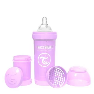 Twistshake Butelka antykolkowa, Fioletowy, 260 ml - Butelki dla niemowląt - miniaturka - grafika 1