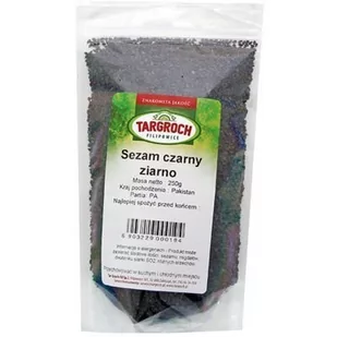 Sezam Czarny Ziarno 250g - Targroch - Zdrowa żywność - miniaturka - grafika 1