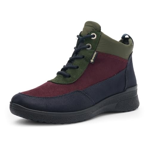 ara Damskie sztyblety MÜNCHEN-GTX NIEBIESKIE, Brunello, Fano, 42 EU szerokie, Niebieski Brunello Fango, 42 EU szeroki