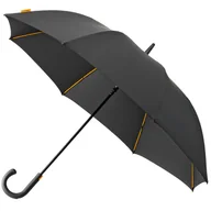Parasole - Automatyczny Długi Parasol Marki Impliva, Wiatroodporny, Czarny - miniaturka - grafika 1