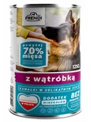 Mokra karma dla psów - Frendi Mokra Karma Dla Dorosłych Psów Z Kawałkami Wątróbki W Sosie 1250 g - miniaturka - grafika 1