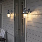 Lampy ogrodowe - Konstmide Kinkiet zewnętrzny Napoli, stal - miniaturka - grafika 1