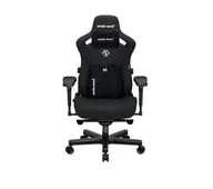 Fotele gamingowe - Anda Seat Kaiser 3 Pro XL Gamingowy do 200kg Tkanina Czarny - miniaturka - grafika 1