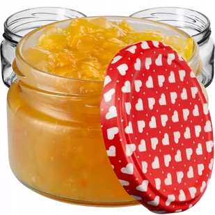 Słoiki Denia 250ml 50 szt. 82mm + wieczko "Serca" - Pojemniki kuchenne - miniaturka - grafika 1