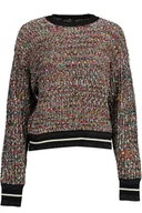 Swetry damskie - DESIGUAL SWETER DAMSKI CZARNY - miniaturka - grafika 1