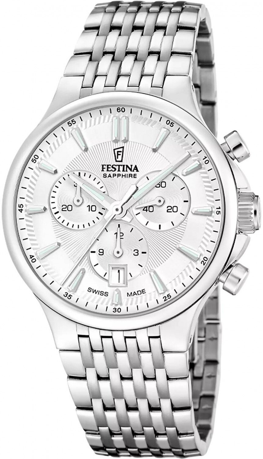 Zegarek Festina Zegarek męski Festina F20093-1 srebrny