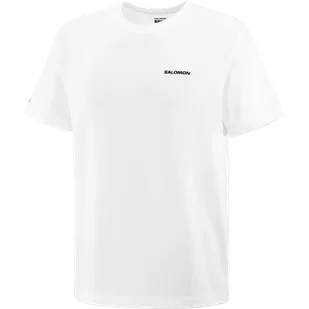 KOSZULKA MĘSKA SALOMON LOGO TEE M C25264 - Koszulki sportowe męskie - miniaturka - grafika 1
