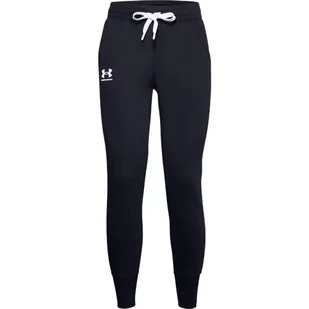 Spodnie damskie Under Armour Rival Fleece czarne - Spodnie sportowe damskie - miniaturka - grafika 1