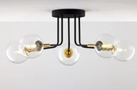 Lampy sufitowe - Ponadczasowa lampa sufitowa JUP 2040 BU 5 CZ/MS TR - miniaturka - grafika 1