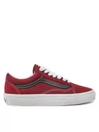 Trampki damskie - Vans Tenisówki Old Skool VN0A2Z42MDB1 Czerwony - miniaturka - grafika 1